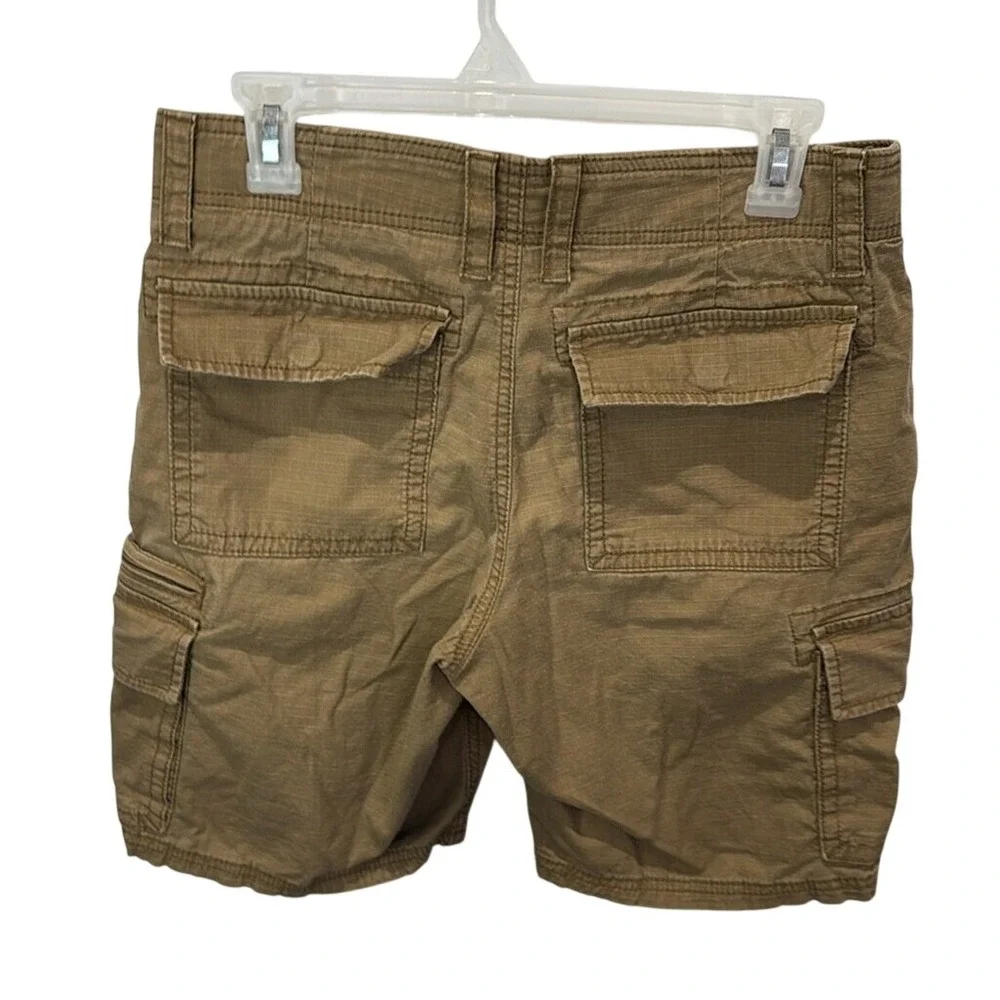 Sonoma Goods For Life Flexwear‎ Mens Cargo Shorts Brown Ripstop Size 29 Khaki